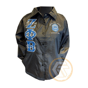 Veste brodée personnalisée avec logo Zeta Phi Beta Sorority pour femmes, vêtements d'hiver en polyester de haute qualité - Product Image 1