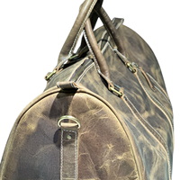 Sac de voyage personnalisable de luxe vintage en cuir véritable, sac de sport décontracté pliable, léger, durable, sac de voyage pour homme