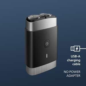 Afeitadora Eléctrica Mini Portátil Compacta con Cabezales Flotantes, Uso en Seco y Húmedo, Resistente al Agua IPX7, Lavable, Diseño con Batería Potente para Rostro - Product Image 4
