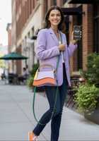 Sac à bandoulière vintage en cuir véritable pour femme avec fermeture éclair, style bonbon, à sangle unique, mignon, tendance, résistant à l'eau, idéal pour les voyages
