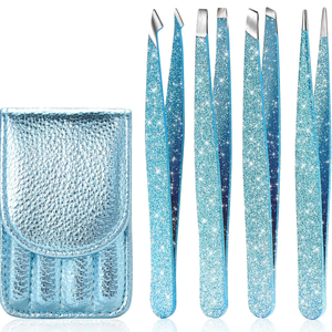 Pince à épiler en acier inoxydable pour hommes et femmes de haute précision pour les sourcils, sourcils parfaitement en forme - Product Image 1