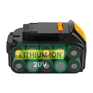 Para DeWalt DCB200 DCB205 DCB206 20V 5.0Ah 6Ah Baterías <span class=keywords><strong>de</strong></span> Iones <span class=keywords><strong>de</strong></span> Litio Recargables para Herramientas Eléctricas Inalámbricas - Product Image 2