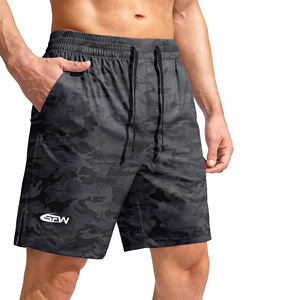 Pantalones Cortos Deportivos de Verano para Hombre, Ligeros, 100% Poliéster, Tejido de Punto, Secado Rápido, Transpirables, con Logotipo Personalizado Sublimado - Product Image 1