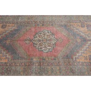 พรมตุรกีขนาด 3.8x6.9 ฟุต พรมวินเทจ พรมลายพรางสีแดง - Product Image 4