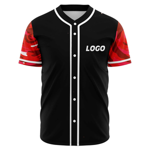 Camisetas de Béisbol Deportivas Unisex de Alta Calidad, 100% Poliéster, Transpirables, Ligeras, con Logotipo Personalizado, Impresión OEM, Tallas Grandes - Product Image 1