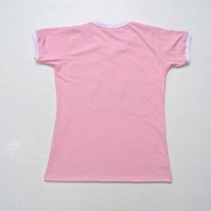Mejor calidad diseño personalizado más popular transpirable ropa al por mayor casual nuevo estilo ligero camiseta de mujer - Product Image 2