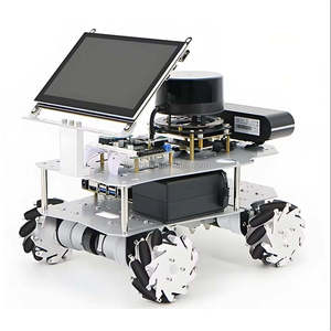 Chasis con Ruedas Mecanum, Vehículo Inteligente con Suspensión 4WD, Movimiento Omnidireccional, Robot ROS, Metal Resistente, Venta al Por Mayor - Product Image 3