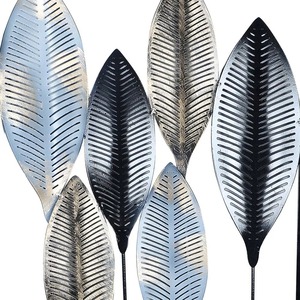 Modern Design Iron Metal <b>Wall</b> Art Panel Luxury <b>Leaf</b> Frame Superb Outdoor Home <b>Decorative</b> Hanging for Interior Use - Product Image 3