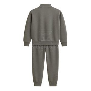 Premium Cotton Tracksuit For Men No Hood Design Custom Logo Embroidery Sports & Casual Wear OEM/ODM Available - Product Image 2