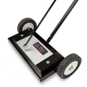 Attachement arrière de balayeuse d'aimant de chariot élévateur résistant pour des clous, vis, collection de déchets de fer - Product Image 3