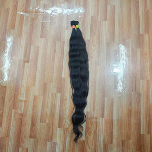 Auténtico Cabello Indio Largo y Ondulado, Naturalmente Suave, Sedoso y Liso, Calidad Premium - Product Image 1