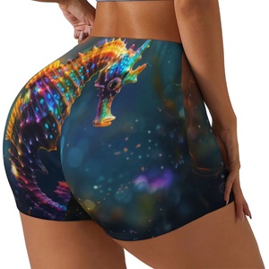 Shorts Deportivos de Cintura Alta para Mujer, Estilo Atlético, Levanta Glúteos, Sin Costuras, de Secado Rápido, para Yoga, Venta al Por Mayor - Product Image 1