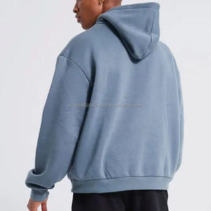 Sweat-shirts unisexes à épaules tombantes en coton 100% de qualité supérieure, à épaules tombantes, personnalisés, en molleton français uni, surdimensionnés - Product Image 3