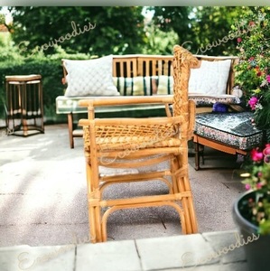 Nouveau Style écologique rotin osier fait à la main chaise de loisirs tissé pour café salon salon meubles d'intérieur - Product Image 2