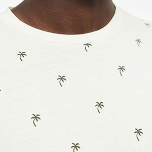 Ensemble t-shirt et short pour hommes de couleur unie de haute qualité/hommes 2 pièces été mode t-shirts à manches courtes avec logo personnalisé - Product Image 2