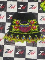 Jupe Mumu Grande Taille Style Traditionnel Micronésien Chuuk Pohnpei, Taille Naturelle, Broderie Florale, Imprimé Hawaïen - Dernière Collection