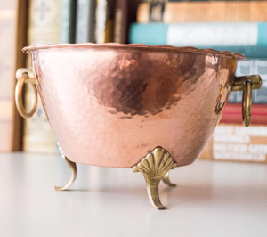 Jardinière en cuivre martelé de haute qualité, fabriquée à la main, avec un ensemble de 3 tailles différentes - Product Image 3