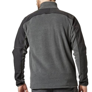 Vestes en polaire pour hommes Polyester teint uni en coton chaud léger et élégant vêtements d'extérieur pour la saison d'automne et d'hiver - Product Image 2