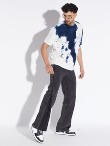 High Quality Hip Hop Baggy Wide Leg Cargo Pant Multi Pocket Mens <b>Jeans</b> - Product Image 2