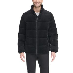Veste en duvet matelassée personnalisée pour hommes Veste matelassée promotionnelle Veste doudoune à capuche style streetwear d'hiver brillante - Product Image 1