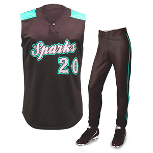 Maillots de baseball vente en gros sublimé hommes jeunes maillot de baseball vente chaude vêtements de baseball uniformes de sport - Product Image 3