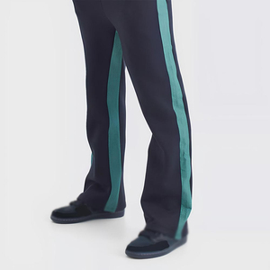 Survêtements et pantalons de jogging évasés personnalisés de haute qualité pour hommes et femmes, en velours, amples et unis - Product Image 6
