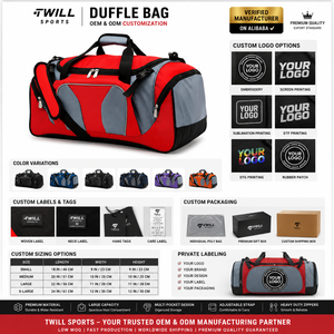 Multi Functional Lightweight Eco Friendly <b>Duffel</b> <b>Bag</b> Breathable Polyester Gym Yoga External Zipper Pocket Reinforced <b>Duffel</b> <b>Bag</b> - Product Image 5