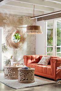 Amazon Trending-Lampes en bambou, jute, maïs, décoration d'intérieur, plafonnier en bois, taille personnalisée, couleur pour l'organisation des cafés à la maison - Product Image 3