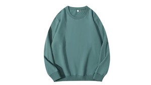 Sudadera de tela de algodón 100% Vintage cuello redondo 100 algodón venta al por mayor cuello redondo sudaderas en blanco para mujer - Product Image 3