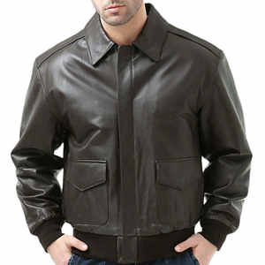 Veste à capuche pour homme en cuir véritable, col montant, coupe ajustée, de haute qualité, confortable, élégante, avec logo sur le devant, best-seller 2026 - Product Image 5