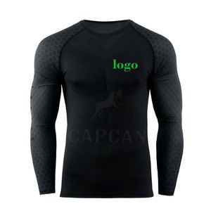 Completamente personalizado de los hombres transpirables Peking Sports Rash Guard Premium usado solo ropa deportiva - Product Image 2