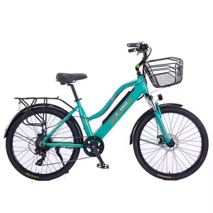 Bicicleta Eléctrica de Alta Calidad para Mujer, Bicicleta Eléctrica Urbana de 25 km/h para Adultos con Batería de Litio - Product Image 2