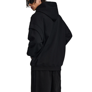 2025 Custom Oversized Zip Up Hoodie Blank 100% Cotton <b>Fleece</b> Drop Shoulder Vintage Boxy Streetwear Hoodie For <b>Men</b> - Product Image 6