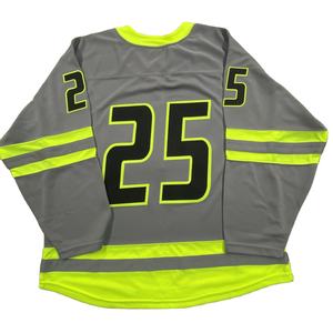 เสื้อทีมฮ็อกกี้พิมพ์ซับลิเมชันชุดทีมฮ็อกกี้น้ำแข็งแบบสั่งทำระบายอากาศป้องกันแบคทีเรียแห้งเร็ว - Product Image 4