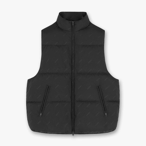 Logotipo personalizado Oem Unisex acolchado al aire libre chaqueta sin mangas de los hombres Puffer Bubble Chaleco de los hombres de invierno Gilet Coat - Product Image 2