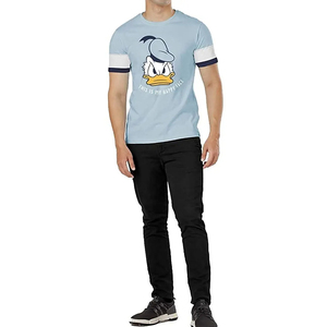 Camiseta Deportiva de Felpa Francesa para Hombre, Corte Regular, Personalizada, Poliéster/Algodón, 200 GSM, Gruesa, de Secado Rápido y Ecológica - Product Image 2