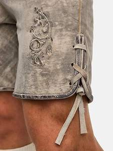 Short Lederhosen Trachten personnalisé | Style bavarois vintage | Cuir de chèvre durable | Herbst Oktoberfest Ready | Livraison rapide OEM - Product Image 5