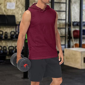 Camiseta sin Mangas con Capucha para Hombre, Camiseta Deportiva para Gimnasio, Entrenamiento y Ejercicio, Camiseta Deportiva para Fisicoculturismo - Product Image 3