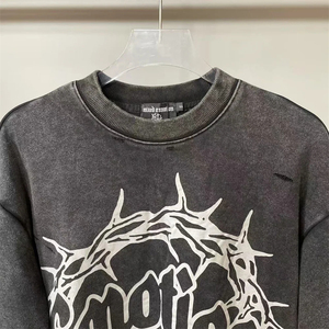 Camiseta RoughPlay Soul con Estampado de Diamantes en Tinta Blanca, Algodón Transpirable, Marca de Moda Urbana, Manga Corta - Product Image 4