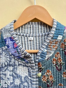 Chaqueta acolchada de estilo bohemio Floral Reversible de alta calidad, Material de relleno de algodón transpirable, abrigo de calle para Otoño e Invierno - Product Image 3