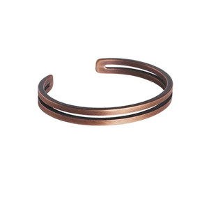 Nuevo diseño Pulsera de cobre para hombres y mujeres Brazalete magnético de moda con imanes - Product Image 1