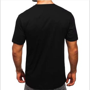T-shirt Homme Slim Style Urbain Haute Qualité Hip Hop 100% Coton Manches Courtes Respirant Séchage Rapide Couleur Personnalisable - Product Image 2