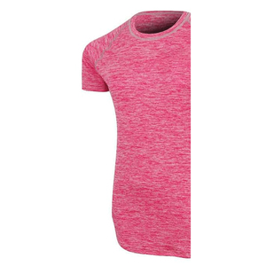 Nouveau T-shirt personnalisé pour femme, col rond, manches courtes, uni, anti-rides, en polaire écologique, respirant, gaufré - Product Image 6