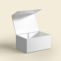 Emballage de boîte magnétique rigide dure en papier de carton recyclable de taille personnalisée boîte cadeau magnétique pliante de luxe avec couvercle magnétique