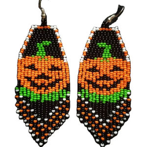 ต่างหูห้อยลูกปัดจากนักออกแบบที่กำลังมาแรงทำมือสำหรับกิจกรรมพิเศษงานปักดีไซน์อินเทรนด์สีสันสดใสสำหรับเด็กผู้หญิงและผู้หญิง - Product Image 1