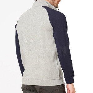 Sweat-shirts à quart de zip personnalisés OEM en coton imprimé pour hommes, vente en gros 2026 - Product Image 2
