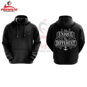 Totalmente personalizado pulóver con capucha 100% algodón tejido invierno Casual Wear 450 GSM Hoodie Puff impreso Sudadera con capucha - Product Image 4