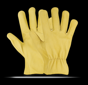 Guantes de Trabajo de Cuero Vacuno, Fabricados en Fábrica, Diseño Personalizado con Logotipo, Calidad Premium, Guantes de Trabajo de Dedo Completo - Product Image 1