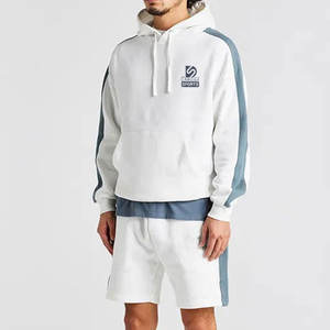Ensemble sweat à capuche et short pour homme, 100 % coton, coupe ajustée, respirant, haute qualité, collection automne, fabriqué au Pakistan, best-seller - Product Image 4