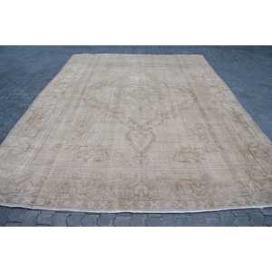 Alfombra Turca de 9.6x12.3 pies (292x376 cm), Alfombra Vintage Marrón Sólida - Product Image 1